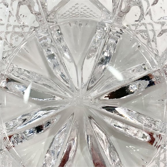 Vintage Imperial Glass EAPG Ohio Nucut Open Sugar and Creamer MCM Marked Set - Picture 7 of 13